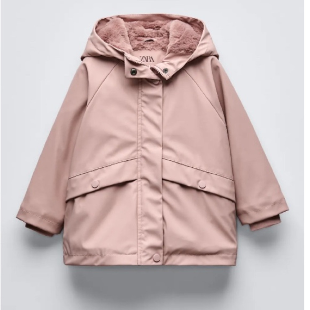 Zara Pink Raincoat
